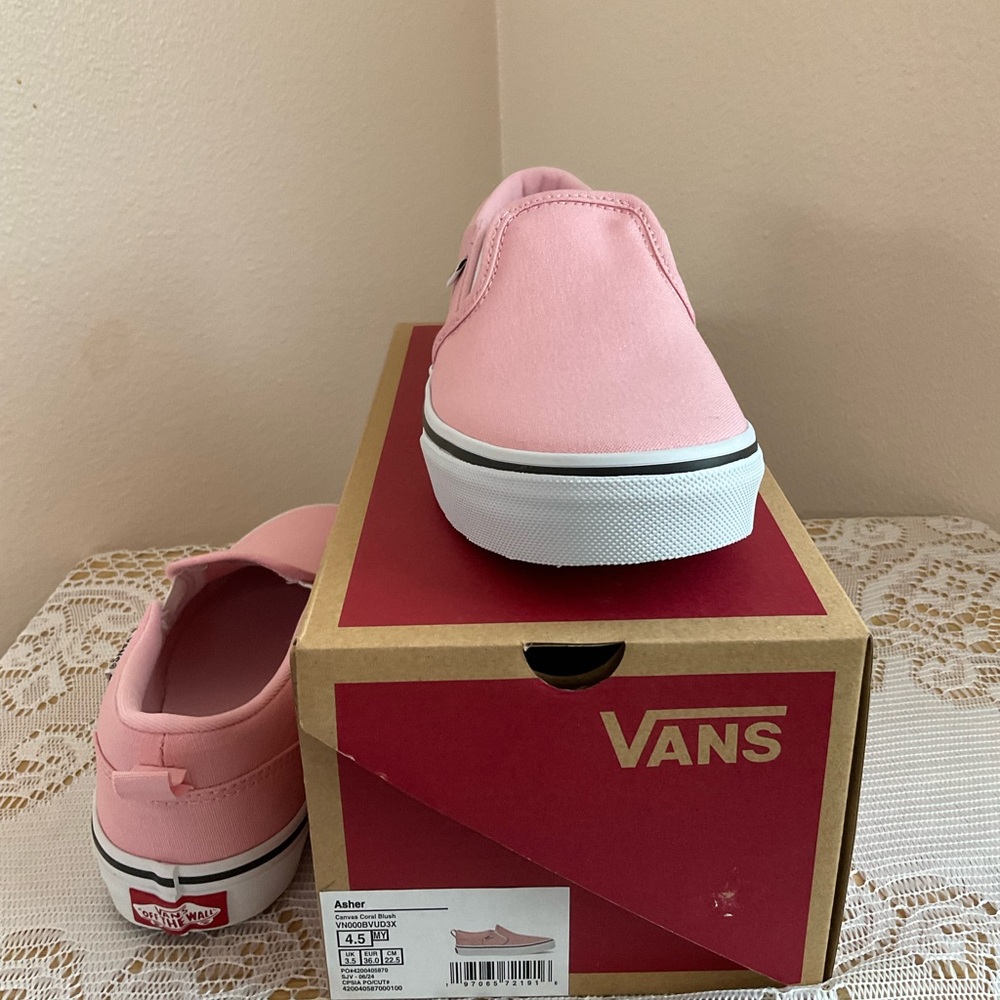 Vans Classic Pink Slip-Ons